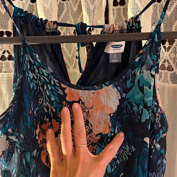 Old Navy high low strapless floral dress size SP - Picture 2 of 6